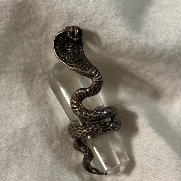 Snake 🐍 pendant on crystal - Picture 2 of 7